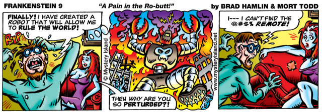 Frankenstein 9 Comic Strip #2 Frankenstein 9 Comic Strip #2